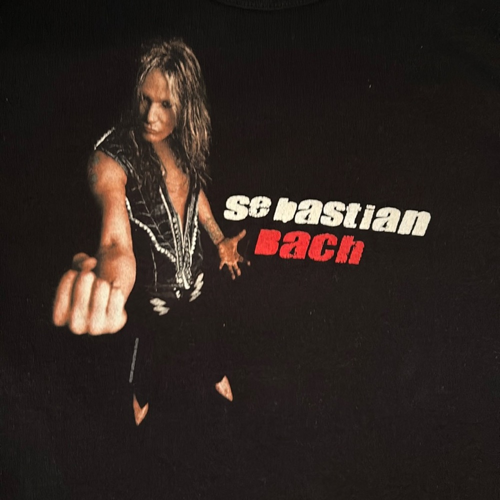 Sebastian Bach ‘Angel Down ‘Round the World Tour 2008’ Tee Shirt